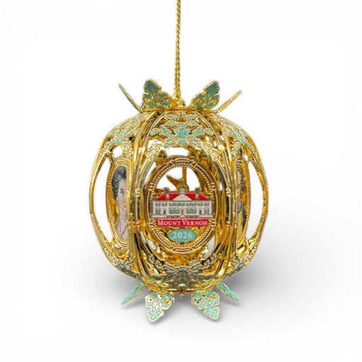 Mount Vernon 3D Ball Ornament – 2026 - The Shops at Mount Vernon