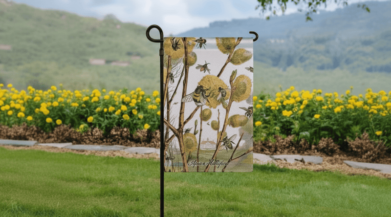 Mount Vernon Bee Garden Flag - The Shops at Mount Vernon