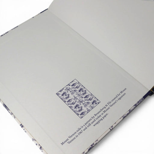 Mount Vernon Blue Toile A5 Notebook - The Shops at Mount Vernon