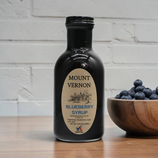 Mount Vernon Blueberry Syrup - The Shops at Mount Vernon