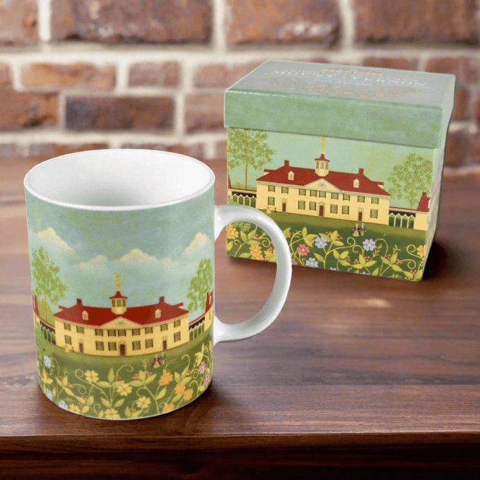 Mount Vernon Boxed Folk Art Mug - The Shops at Mount Vernon