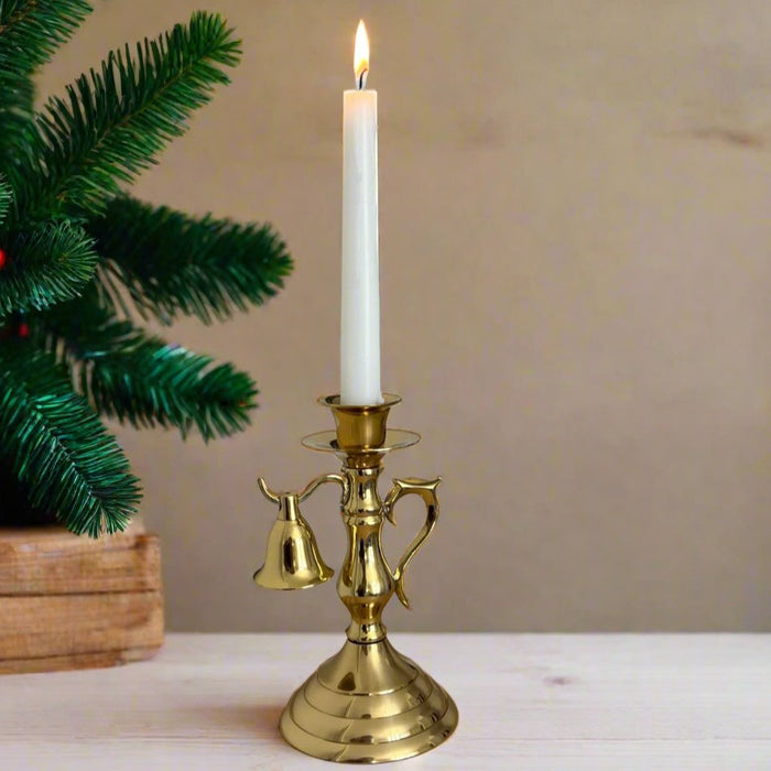 Mount Vernon Brass Candlestick With Snuffer - The Shops at Mount Vernon