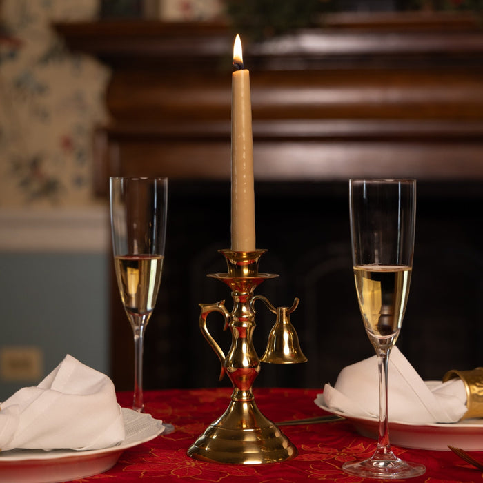 Mount Vernon Brass Candlestick With Snuffer - The Shops at Mount Vernon