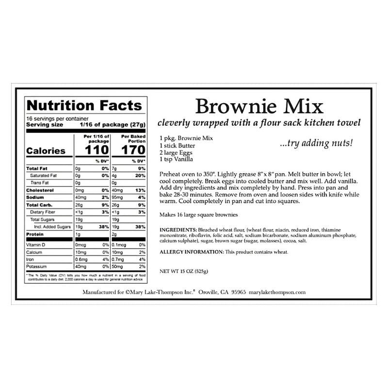 Mount Vernon Brownie Mix - The Shops at Mount Vernon