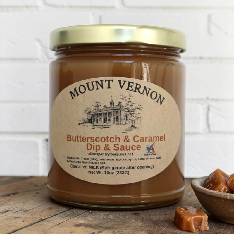 Mount Vernon Butterscotch Caramel Sauce - The Shops at Mount Vernon