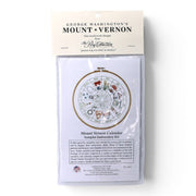 Mount Vernon Calendar Sampler Embroidery Kit - The Shops at Mount Vernon