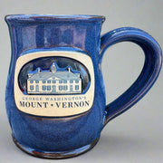 Mount Vernon Denim - Tall Belly Mug - Made In USA - The Shops at Mount Vernon