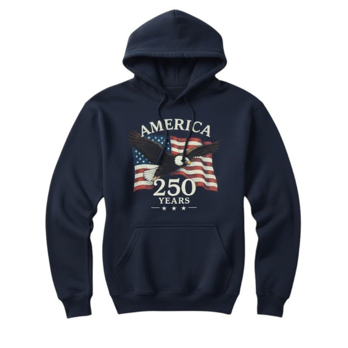 Mount Vernon Eagle Flag Hoodie – America 250 - The Shops at Mount Vernon