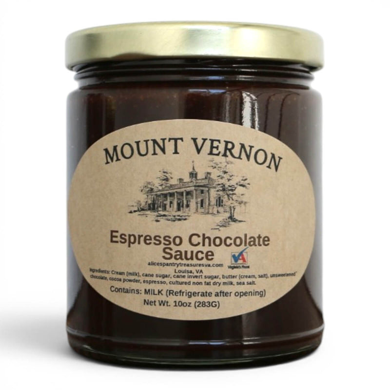 Mount Vernon Espresso Chocolate Sauce - The Shops at Mount Vernon