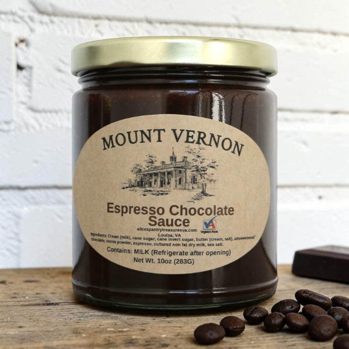 Mount Vernon Espresso Chocolate Sauce - The Shops at Mount Vernon