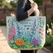 Mount Vernon Garden Flowers Tote Bag - The Shops at Mount Vernon
