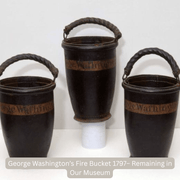 Mount Vernon Leather Fire Bucket - The Shops at Mount Vernon
