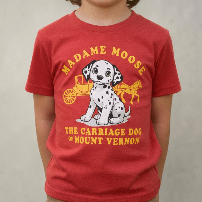 Mount Vernon Madame Moose Kids T-Shirt - The Shops at Mount Vernon