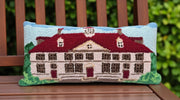 Mount Vernon Mansion Hooked Pillow - The Shops at Mount Vernon