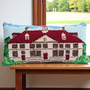 Mount Vernon Mansion Hooked Pillow - The Shops at Mount Vernon