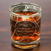Mount Vernon Map Rocks Glass - The Shops at Mount Vernon