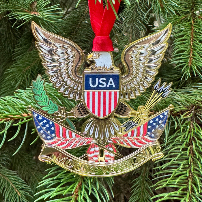 Mount Vernon Patriotic Eagle Ornament - The Shops at Mount Vernon