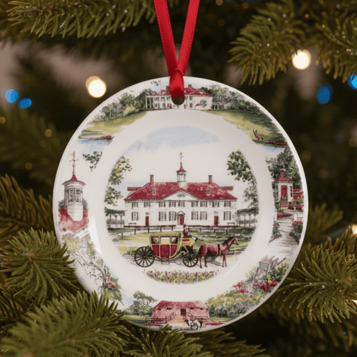 Mount Vernon Scenes Plate Ornament - The Shops at Mount Vernon