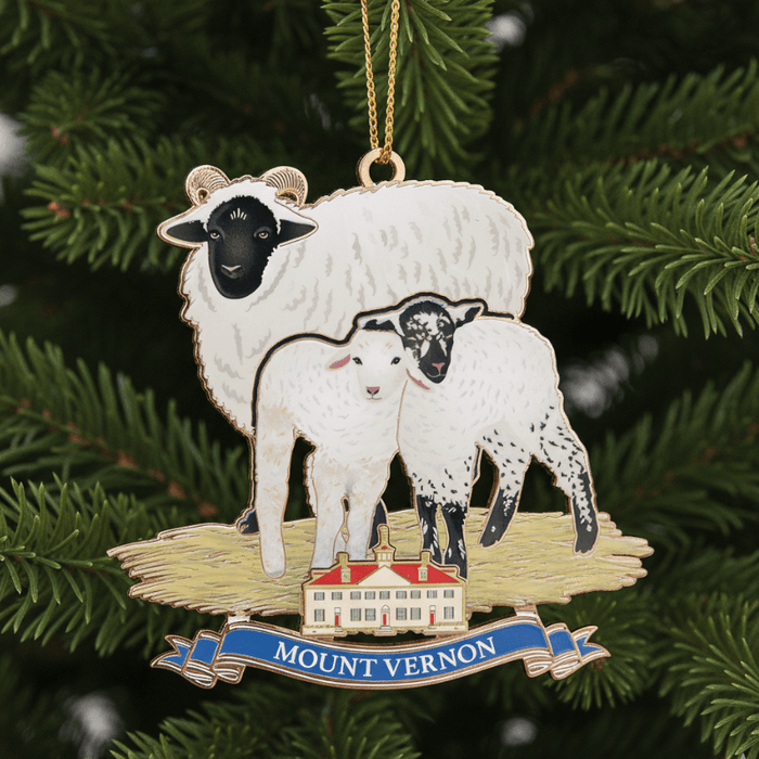 Mount Vernon Sheep Ornament - The Shops at Mount Vernon