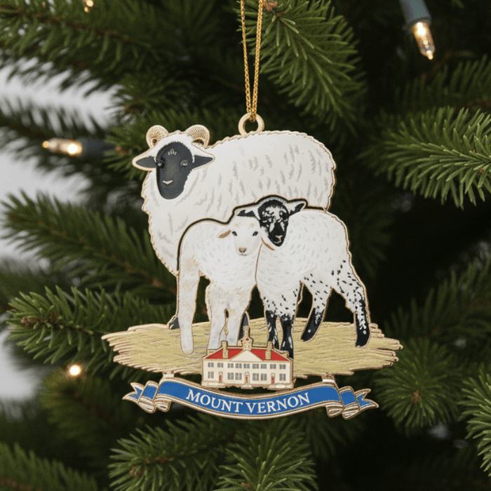 Mount Vernon Sheep Ornament - The Shops at Mount Vernon