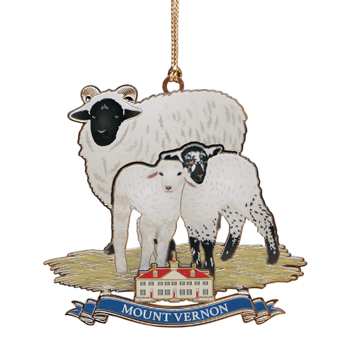 Mount Vernon Sheep Ornament - The Shops at Mount Vernon
