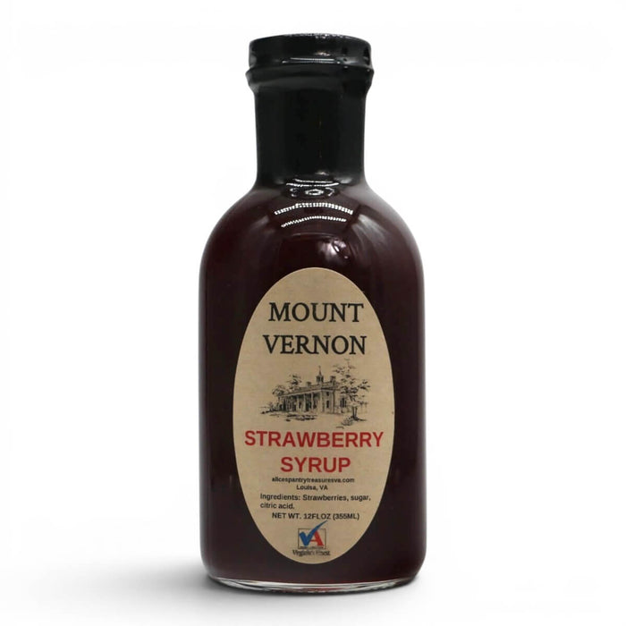 Mount Vernon Strawberry Syrup - The Shops at Mount Vernon