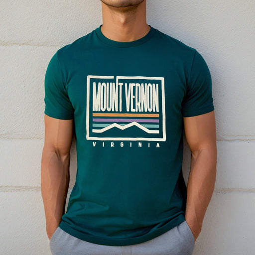 Mount Vernon T Shirt - Marine Blue - The Shops at Mount Vernon