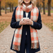 Mount Vernon Tartan Viscose Scarf - Oversize - The Shops at Mount Vernon
