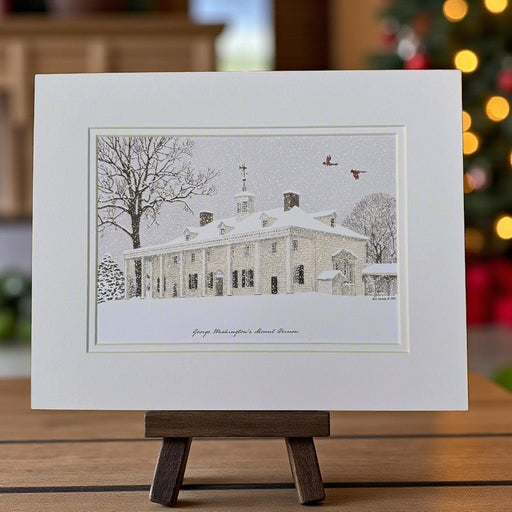 Mount Vernon Winter Print - The Shops at Mount Vernon