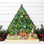 Mount Vernon Wooden Tree Advent Calendar - The Shops at Mount Vernon