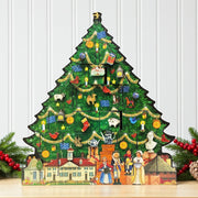 Mount Vernon Wooden Tree Advent Calendar - The Shops at Mount Vernon