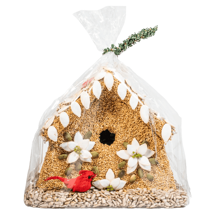 Mr. Bird Poinsettia Bird House - Bird Feeder - The Shops at Mount Vernon