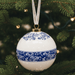 MV Ornament Collection - Porcelain Blue Room Ball - The Shops at Mount Vernon