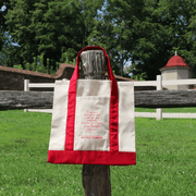 Navy Blue George Washington Book Tote - Navy or Red - The Shops at Mount Vernon