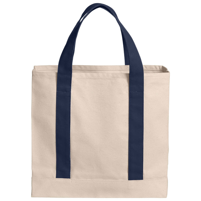 Navy Blue George Washington Book Tote - Navy or Red - The Shops at Mount Vernon