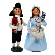 Nelly Caroler with Lavender - Limited Edition from Byers' Choice - The Shops at Mount Vernon