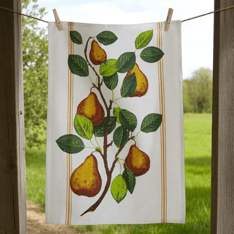 Orchard Pears Dishtowel - The Shops at Mount Vernon