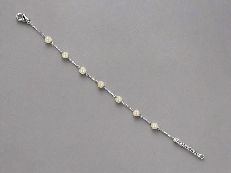 Pearl Station Sterling Bracelet - The Shops at Mount Vernon