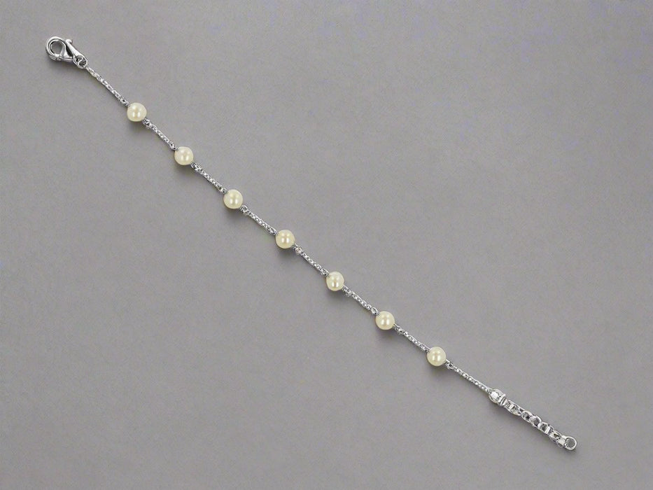 Pearl Station Sterling Bracelet - The Shops at Mount Vernon