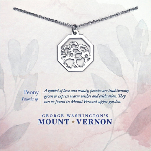 Peony Pendant Necklace - The Shops at Mount Vernon