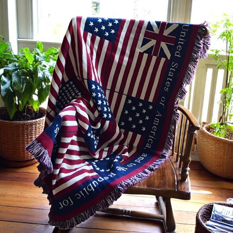 Pledge of Allegiance Throw - The Shops at Mount Vernon