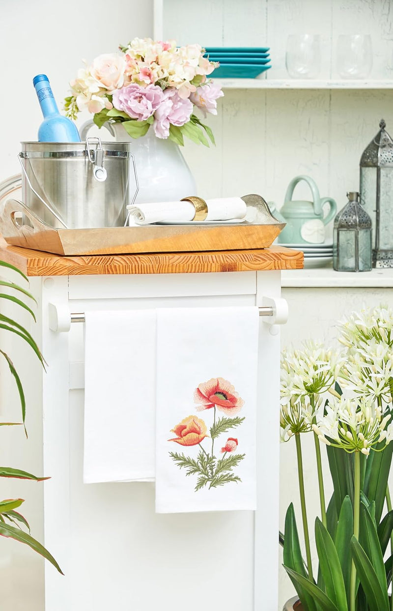 Poppy Flour Sack Towel - The Shops at Mount Vernon