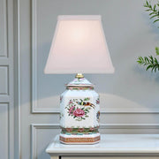 Porcelain Rose Canton Mini Jar Lamp - The Shops at Mount Vernon