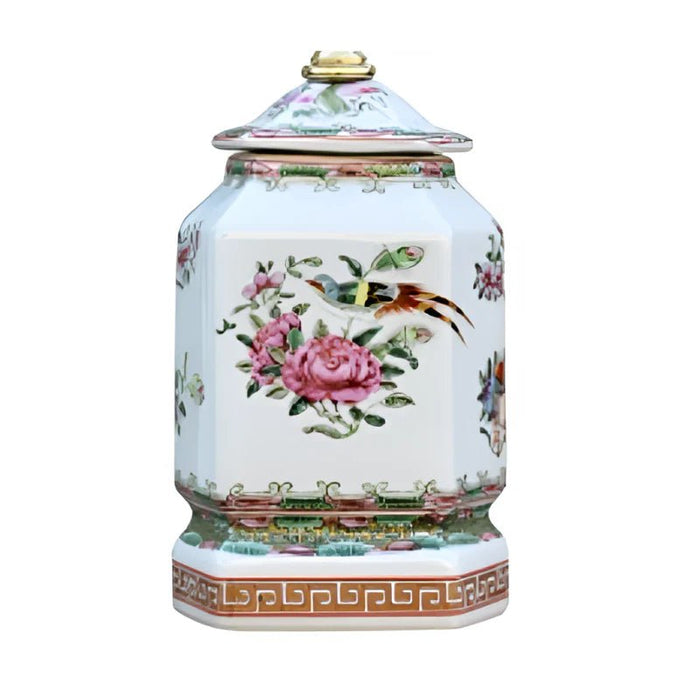 Porcelain Rose Canton Mini Jar Lamp - The Shops at Mount Vernon