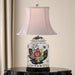 Porcelain Tobacco Leaf Scallops Jar Lamp - The Shops at Mount Vernon