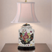 Porcelain Tobacco Leaf Scallops Jar Lamp - The Shops at Mount Vernon