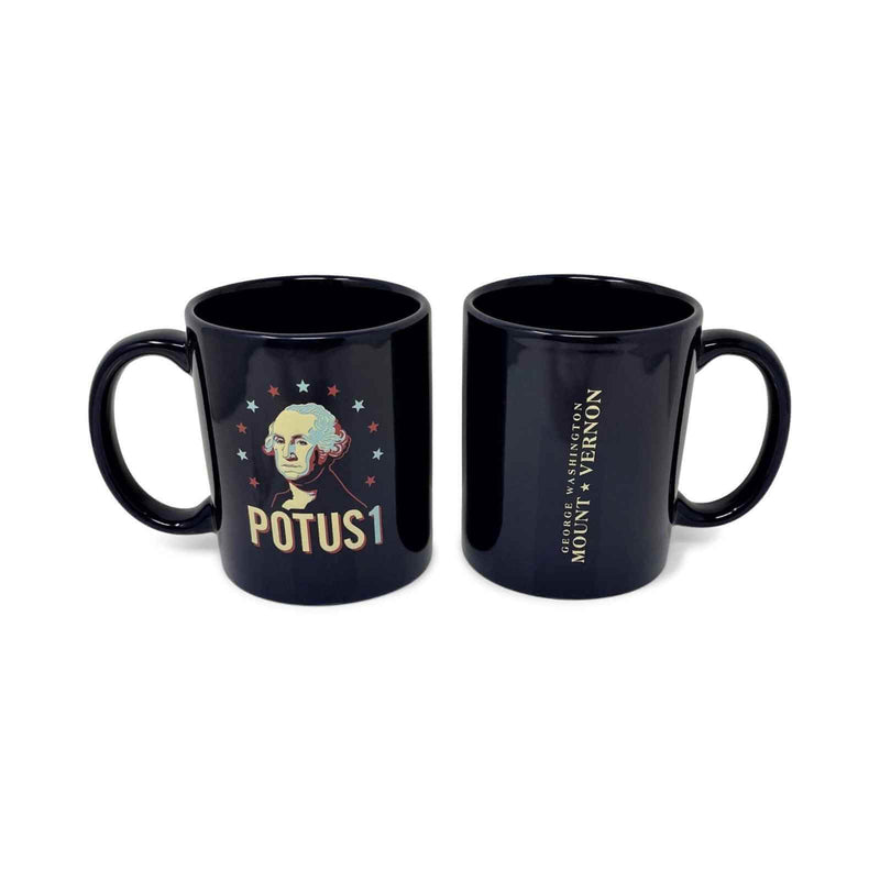POTUS 1 Cobalt Mug - The Shops at Mount Vernon