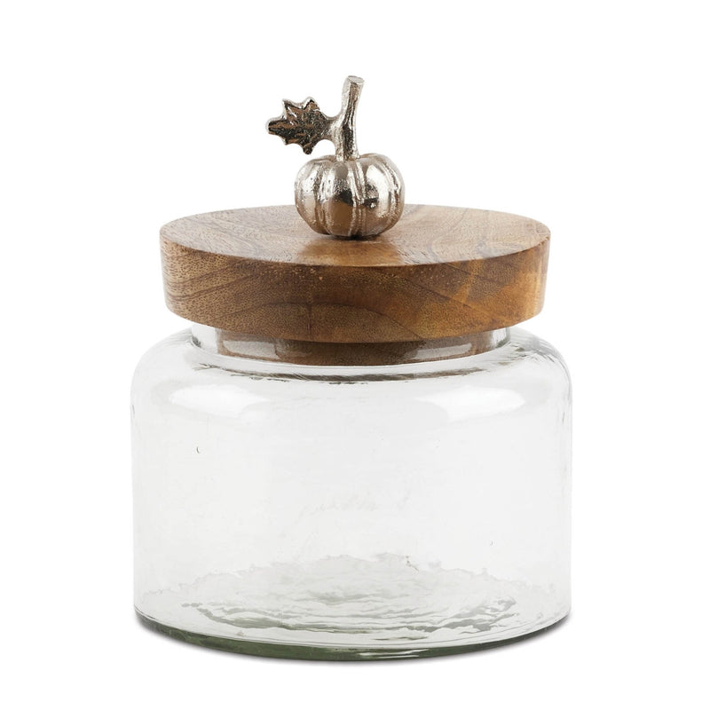 Pumpkin Glass Canister - The Shops at Mount Vernon