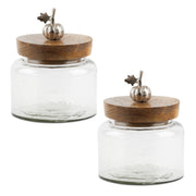 Pumpkin Glass Canister - The Shops at Mount Vernon