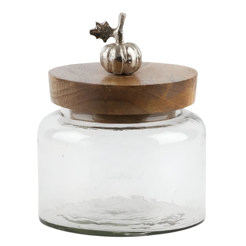 Pumpkin Glass Canister - The Shops at Mount Vernon